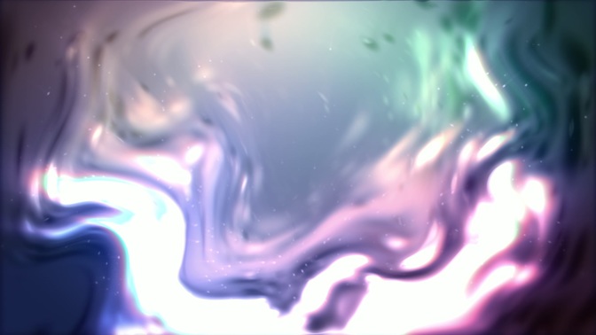 distorted particles - colorful