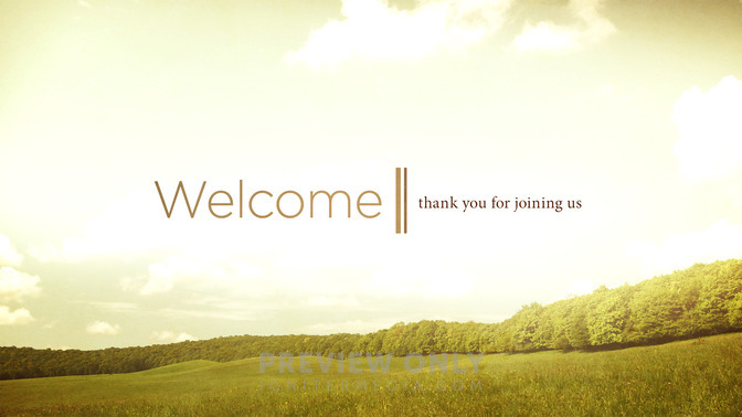 grassy meadow - welcome