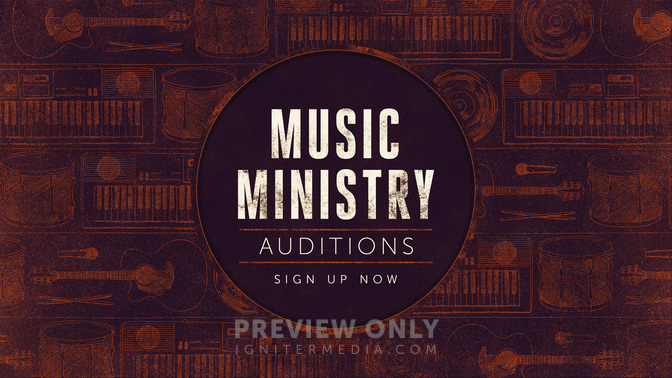 music ministry auditions