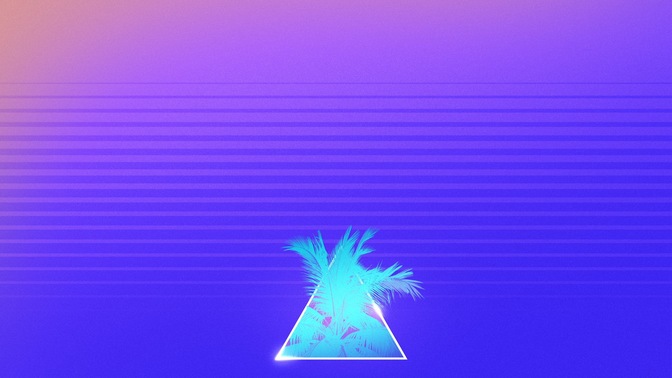 summer vaporwave - blueberry icon
