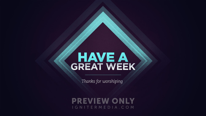 geo diamonds - have a great week