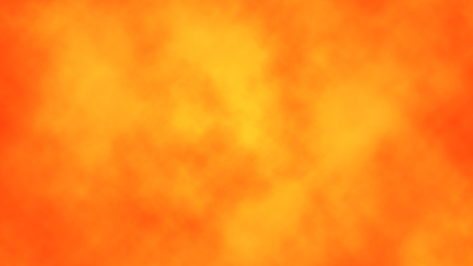 orange clouds