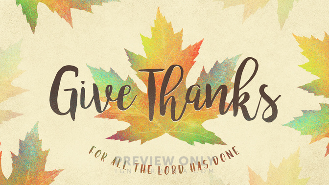 give thanks