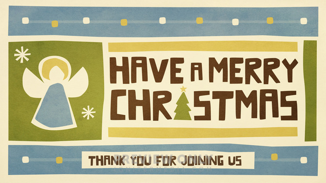 christmas cutout - have a merry christmas