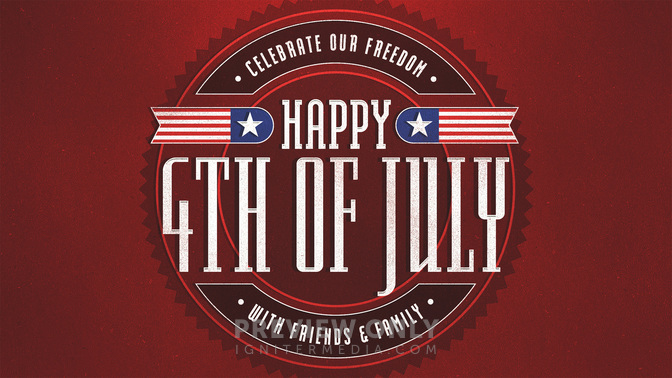 patriotic badge - happy 4th of july
