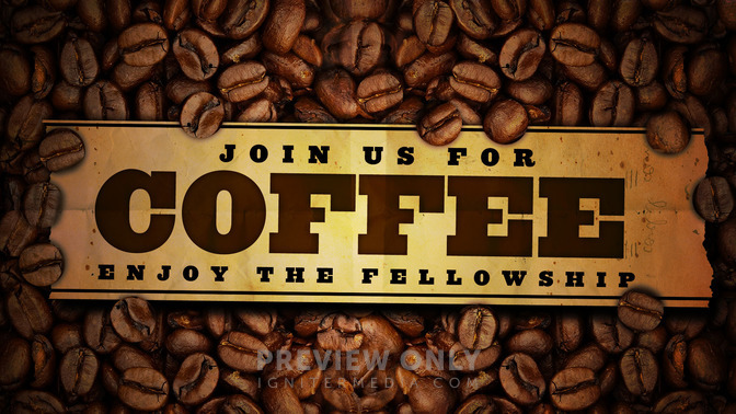 join us for coffee