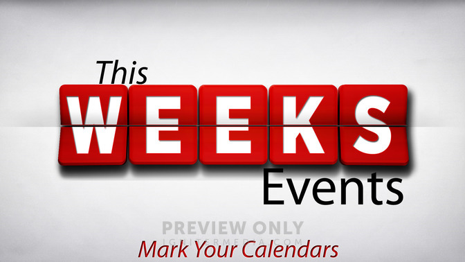 this weeks events