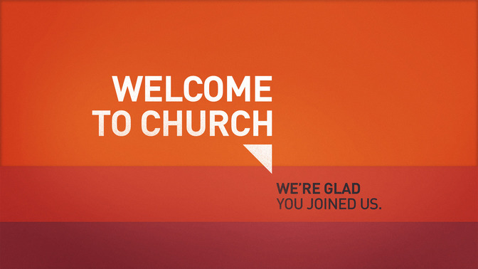 summer stripes - welcome to church
