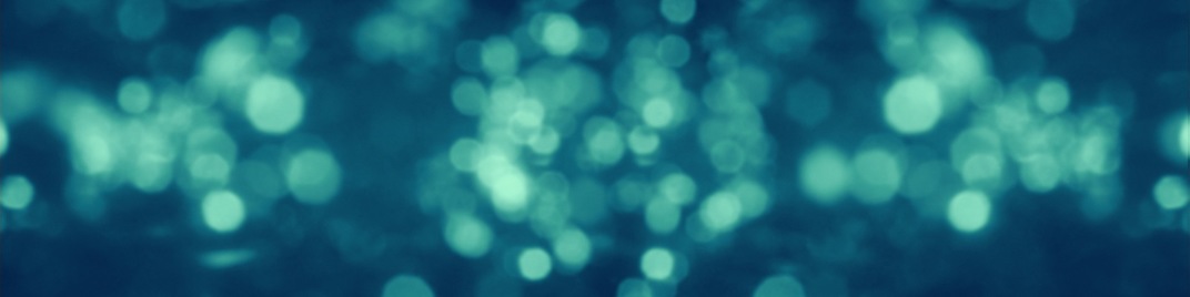 burning bokeh - blue
