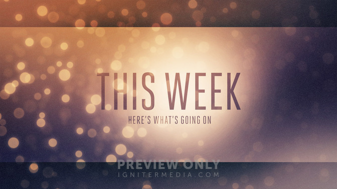 chromatic bokeh - this week