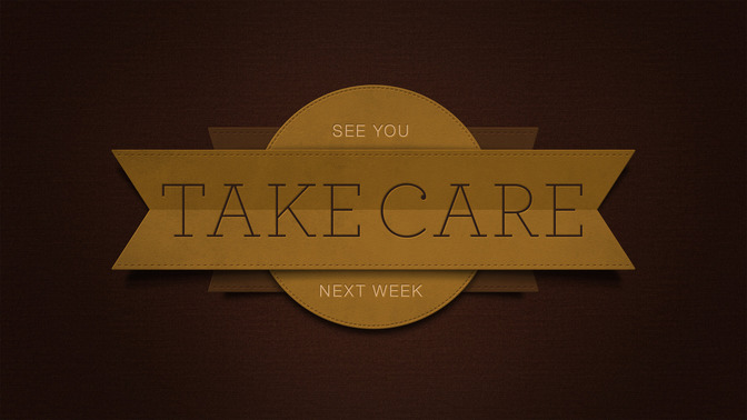 leather bound - take care