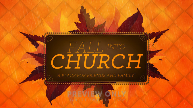 fall into church