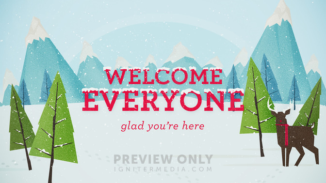 winter wonderland - welcome everyone