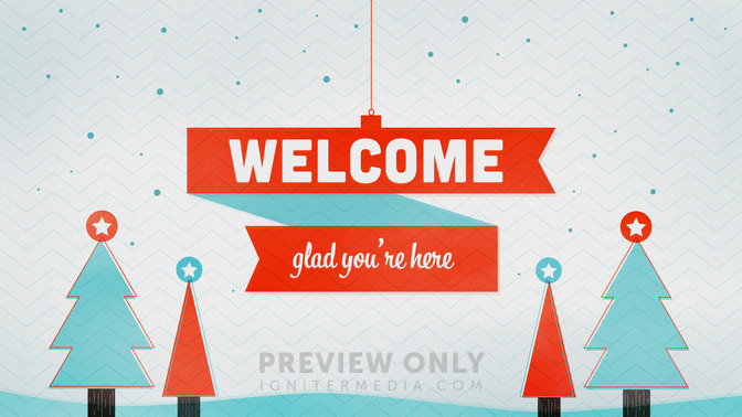 red ribbon - welcome