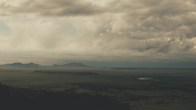 volcanic ridge clouds