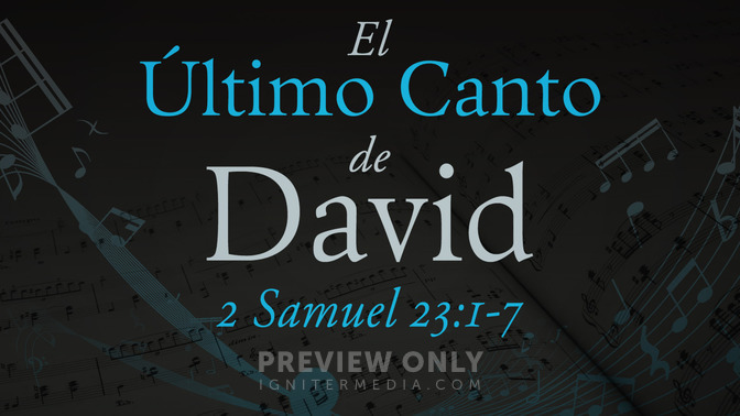 el último canto de david
