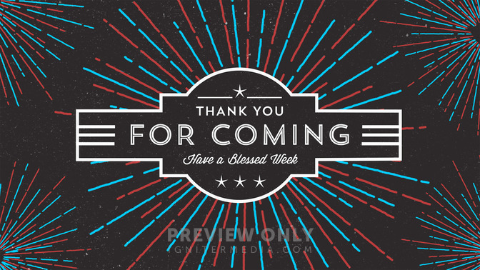 summer celebration - thank you for coming