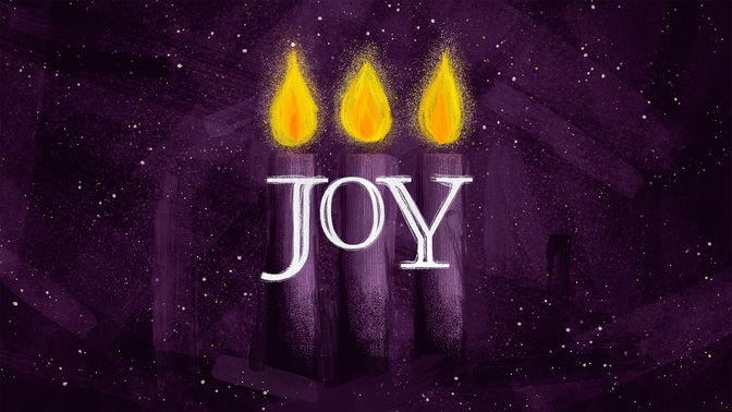 jeweled brush advent - joy
