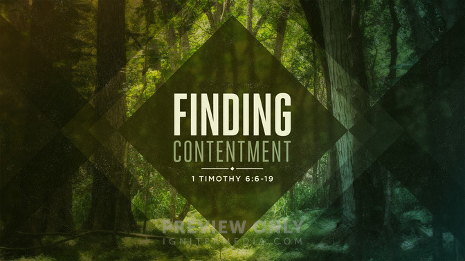 finding contentment