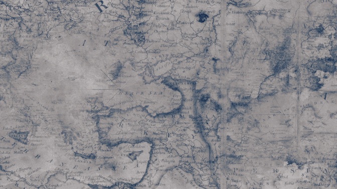 world maps - blue