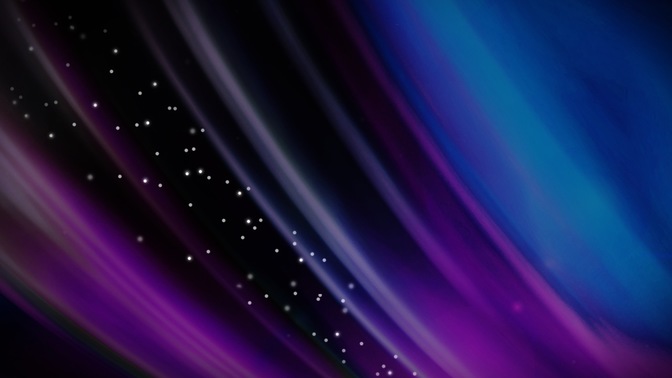 space ribbons purple blue