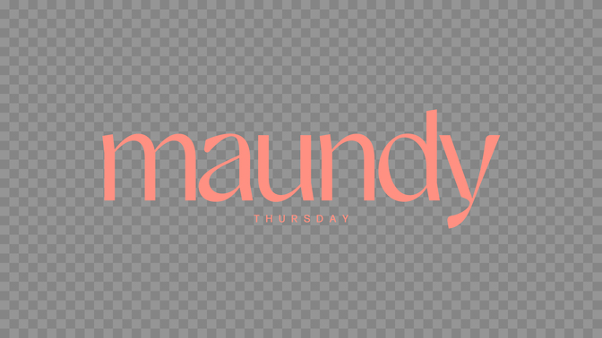 easter arches - maundy thursday