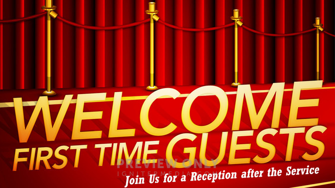 welcome first time guests