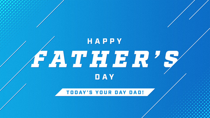 sporty colors - happy fathers day