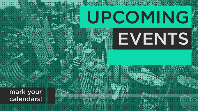 urban - upcoming events