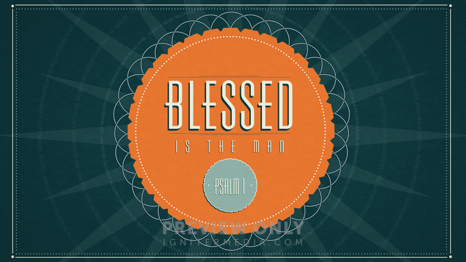 blessed is the man