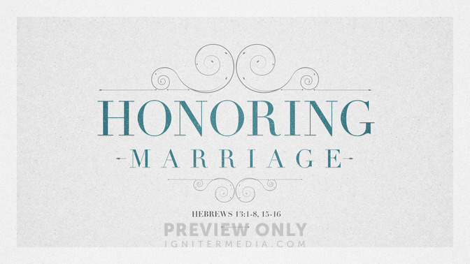 honoring marriage