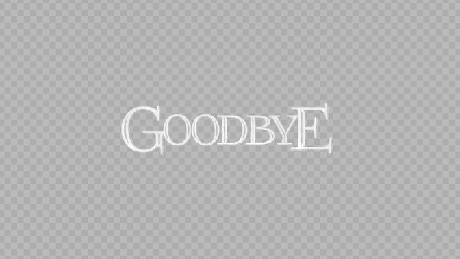 jeweled brush christmas - goodbye