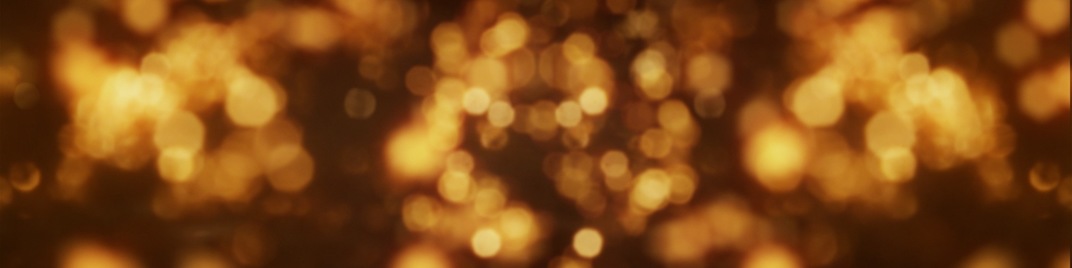 burning bokeh - gold