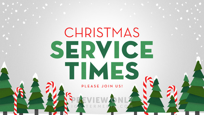 christmas service times