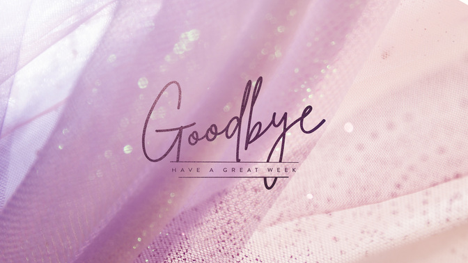 bright fabrics - goodbye