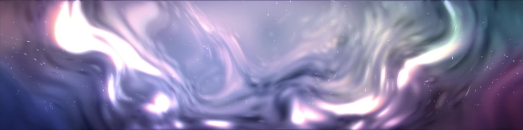 distorted particles - colorful