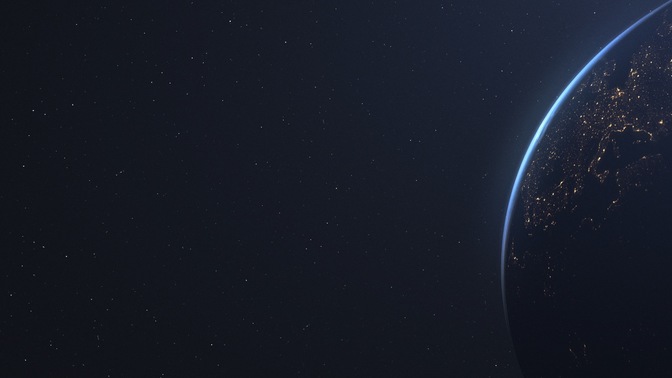 infinite horizons - earth night right