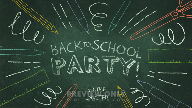 back to school party