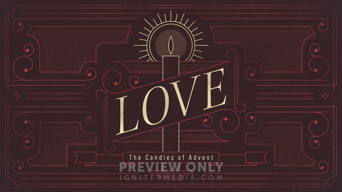 ornate advent - love
