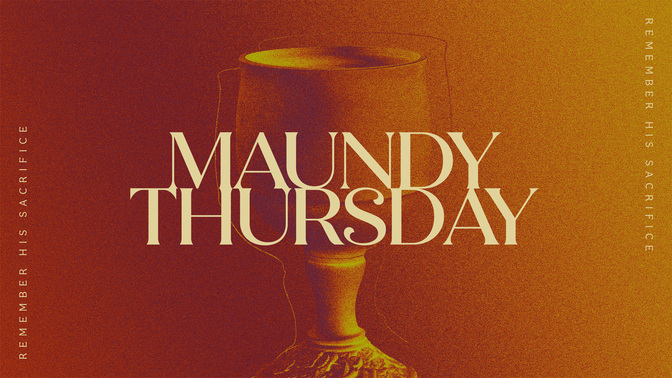easter colors - maundy thursday
