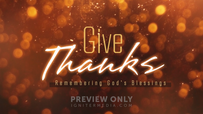 gold bokeh - give thanks