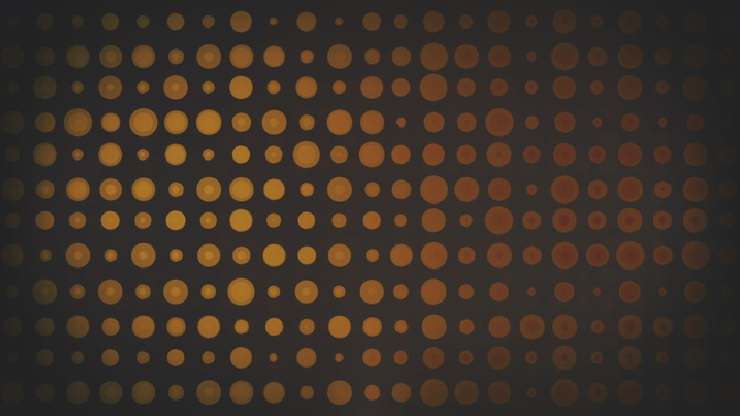 circle grid - orange