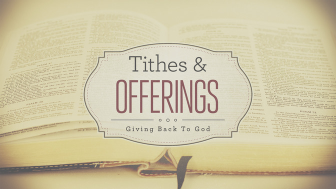 dads stuff - tithes & offerings