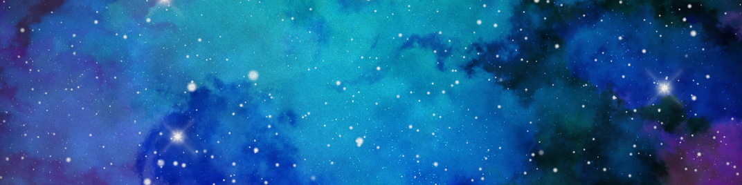 galaxies far away - blue