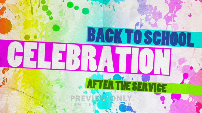 back to school celebration