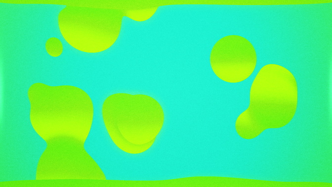 lava lamp - green