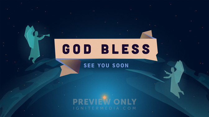 illustrated nativity - god bless