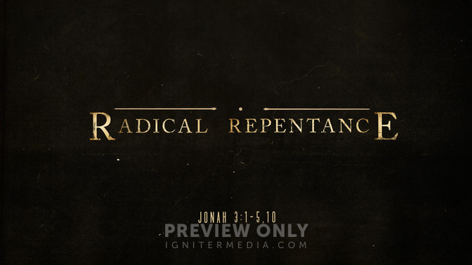 radical repentance