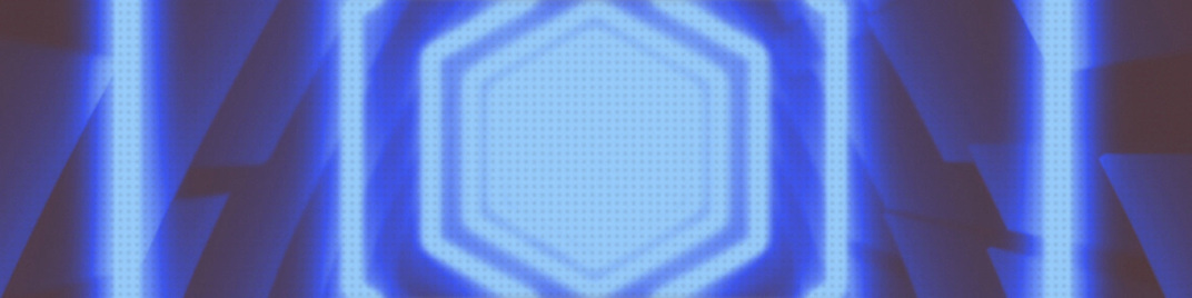 retro laser glow - blue