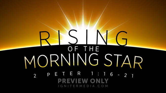 rising of the morning star